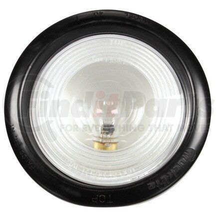 Truck-Lite 40306 40 Series Back Up Light - Incandescent, Clear Lens, 1 Bulb, Round Lens Shape, Grommet Kit, 12v