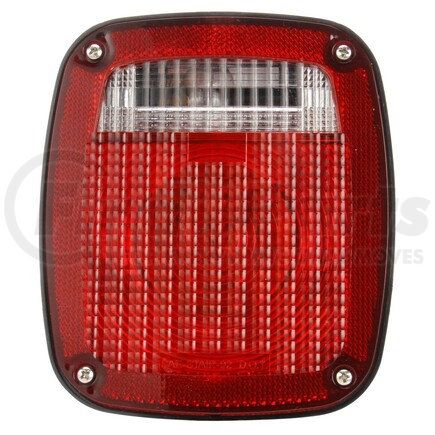 Truck-Lite 4028 Signal-Stat License Plate Light - Incandescent, Red/Clear Polycarbonate Lens, 2 Stud , 12V, Universal