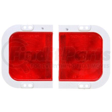 Truck-Lite 41005R 41 Series Brake / Tail / Turn Signal Light - Incandescent, PL-3 Connection, 12v