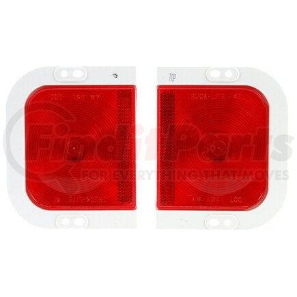 Truck-Lite 41007R 41 Series Brake / Tail / Turn Signal Light - Incandescent, PL-3 Connection, 12v