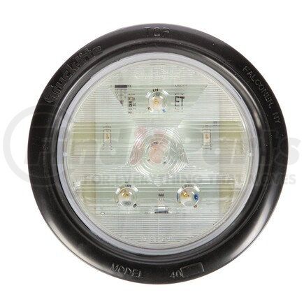 Truck-Lite 44183C Super 44 Back Up Light - LED, Clear Lens, 6 Diode, Round Lens Shape, Grommet Kit, 12v