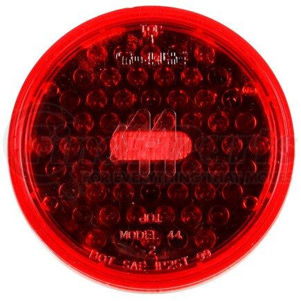 Truck-Lite 44212R Super 44 Strobe Light - LED, 42 Diode, Round Red, Grommet Mount, 12V