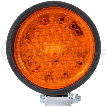 Truck-Lite 44216Y Super 44 Strobe Light - LED, 42 Diode, Round Yellow, 1 Stud Mount, 12V