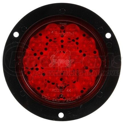 Truck-Lite 44266R Super 44 Brake / Tail / Turn Signal Light - LED, Fit 'N Forget S.S. Connection, 24v