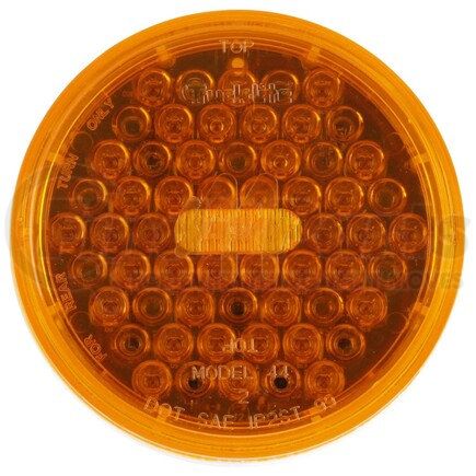 Truck-Lite 44273Y Super 44 Turn Signal Light - LED, Yellow Round Lens, 42 Diode, Grommet Mount, 24V