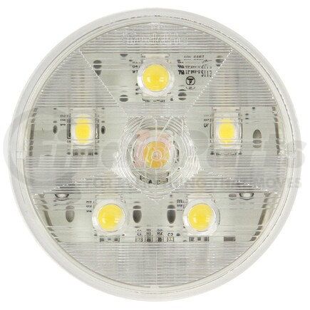 Truck-Lite 44304C 44 Series Flood Light - Multipurpose 4 In. Round LED, White, 6 Diode, 250 Lumen, 12V