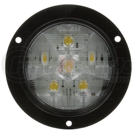 Truck-Lite 44348C Super 44 Back Up Light - LED, Clear Lens, 6 Diode, Round Lens Shape, Flange Mount, 12v