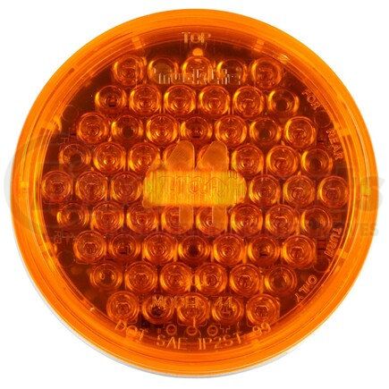 Truck-Lite 44881Y Super 44 Turn Signal Light - LED, Yellow Round Lens, 42 Diode, Grommet Mount, 12V