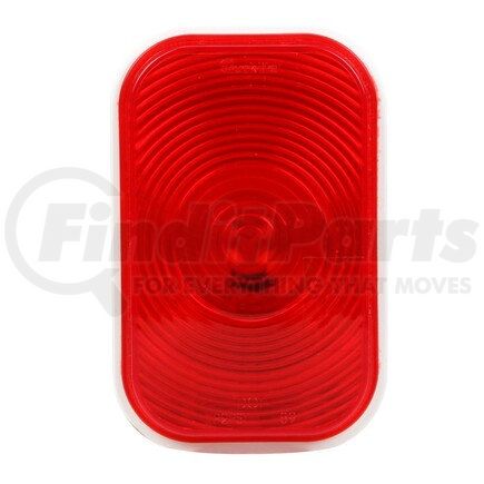 Truck-Lite 45001R Super 45 Turn Signal Light - Incandescent, Red Rectangular Lens, 1 Bulb, Grommet Mount, 12V
