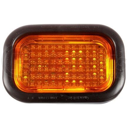 Truck-Lite 45063Y 45 Series Turn Signal Light - LED, Yellow Rectangular Lens, 70 Diode, Grommet Mount, 24V
