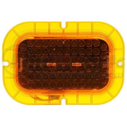 Truck-Lite 45256Y 45 Series Turn Signal Light - LED, Yellow Rectangular Lens, 70 Diode, Flange Mount, 12V