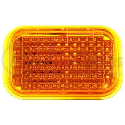 Truck-Lite 45251Y 45 Series Turn Signal Light - LED, Yellow Rectangular Lens, 70 Diode, Grommet Mount, 12V