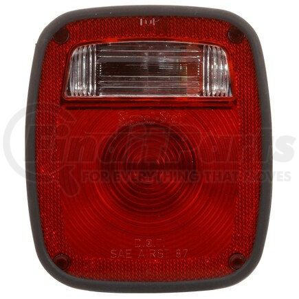 Truck-Lite 5014Y101 Glove Box Light - Incandescent, Red/Clear Polycarbonate Lens, Rh, 3 Stud, Packard 12066271, 12 Volt