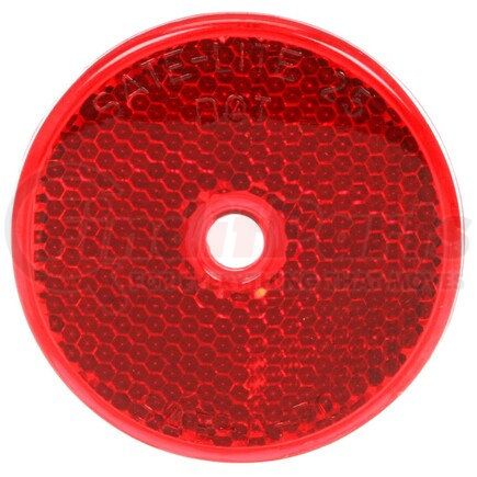 Truck-Lite 52 Signal-Stat Reflector - 2" Round, Red, 1 Screw/Nail/Rivet