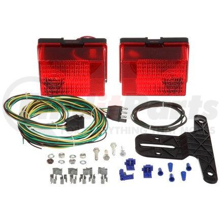 Truck-Lite 55554 Trailer Light Kit - incandescent, Submersible, Includes Left and Right S/T/T Lights, 18 Gauge Wire, 12v