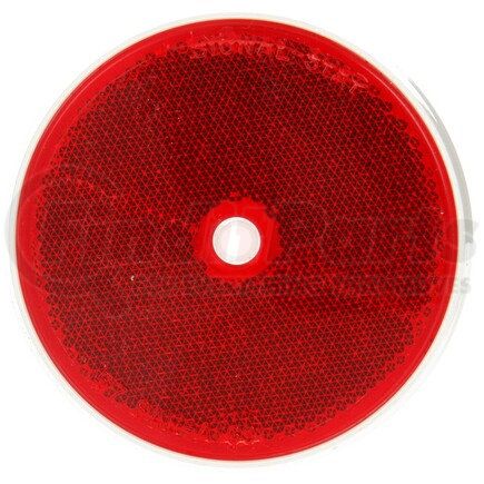 Truck-Lite 57 Signal-Stat Reflector - 3-1/2" Round, Red, 1 Screw