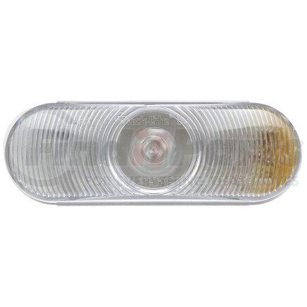 Truck-Lite 60004C 60 Series Back Up Light - Incandescent, Clear Lens, 1 Bulb, Oval Lens Shape, Grommet Kit, 12v