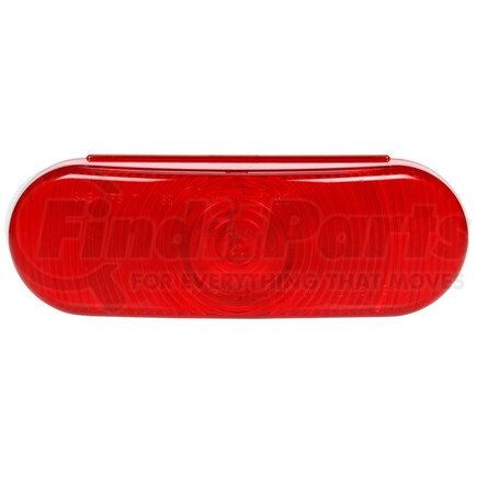 Truck-Lite 60001R Super 60 Turn Signal Light - Incandescent, Red Oval Lens, 1 Bulb, Grommet Mount, 12V