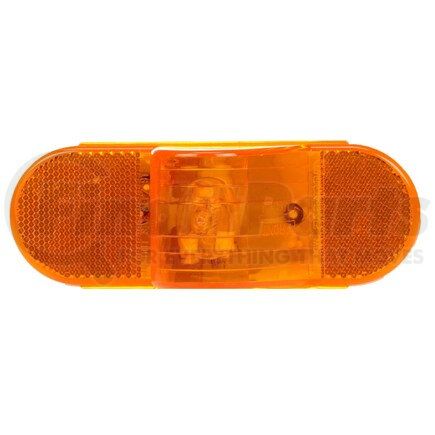 Truck-Lite 60015Y 60 Series Turn Signal Light - Incandescent, Yellow Oval Lens, 1 Bulb, Grommet Mount, 12V