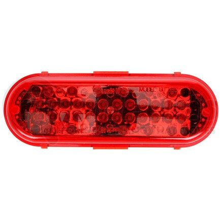 Truck-Lite 60120R Super 60 Strobe Light - LED, 36 Diode, Oval Red, Grommet Mount, 12V