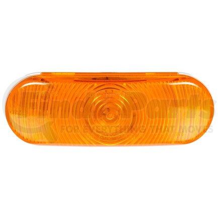 Truck-Lite 60202Y Super 60 Turn Signal / Parking Light - Incandescent, Yellow Oval, 1 Bulb, Grommet Mount, 12V