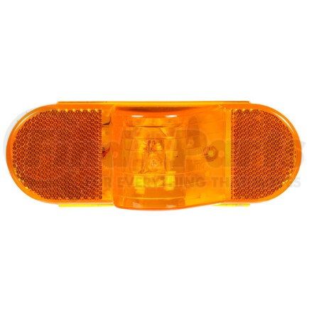 Truck-Lite 60215Y 60 Series Turn Signal Light - Incandescent, Yellow Oval Lens, 1 Bulb, Grommet Mount, 12V