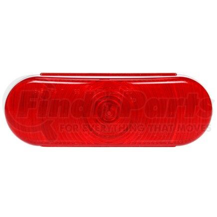 Truck-Lite 60213R Super 60 Brake Light - Incandescent, 1 Bulb, High Mounted Stop Light, Grommet Mount, 12V