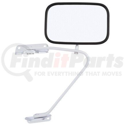 Truck-Lite 7218 Signal-Stat Door Mirror - 15.75 x 9.38 in., Silver Stainless Steel, Flat Mirror, Right Hand Door