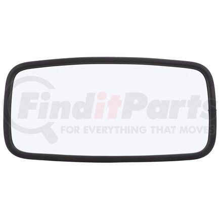 Truck-Lite 7460 Signal-Stat Door Mirror - 7 x 14 in., Black Plastic, Flat Mirror, Universal