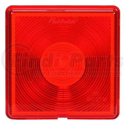 Truck-Lite 8006 Signal-Stat Turn Signal Light Lens - Square, Red, Acrylic, For Direction Indicator Lights, STT/B/U Lights (8000, 8001, 8002), Snap-Fit