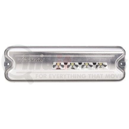 Truck-Lite 8013 Dome Light - LED, 4 Diode, Rectangular Clear Lens, Gray 2 Screw Bracket Mount, Dome Light, 12-24V