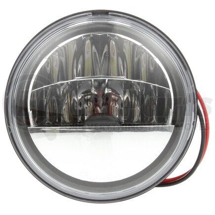 Truck-Lite 80275 Auxiliary Light - LED, 1 Diode, Clear Lens, Round Shape Lens, Hardwired, Packard Connector 12048159, 12V