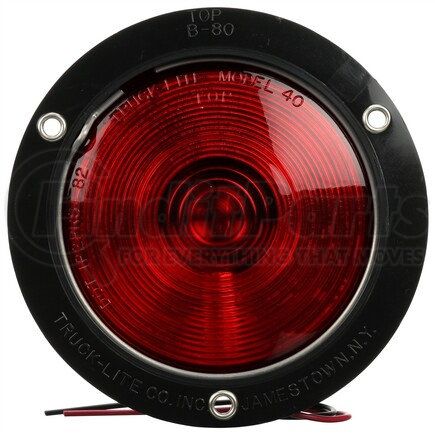 Truck-Lite 80302R 80 Series Brake / Tail / Turn Signal Light - Incandescent, Hardwired Connection, 12v