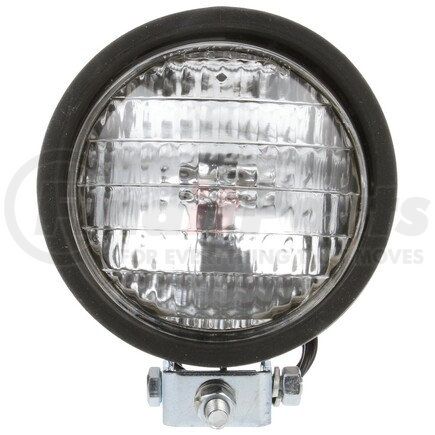 Truck-Lite 80378 Work Light - 5 in. Round Incandescent, Black Housing, 1 Bulb, 12V, Stud