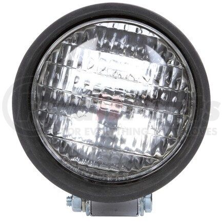 Truck-Lite 80438 Work Light - 5 in. Round Incandescent, Black Housing, 1 Bulb, 12V, Stud