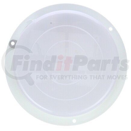 Truck-Lite 80482 80 Series Dome Light - Incandescent, 1 Bulb, Round Clear Lens, 3 Screw Bracket Mount, 12V