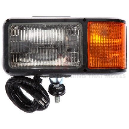 Truck-Lite 80810 Snow Plow Light - Halogen, 2 Bulb, Polycarbonate, 4 x 6 in. Rectangular, Left Hand Side, 12V