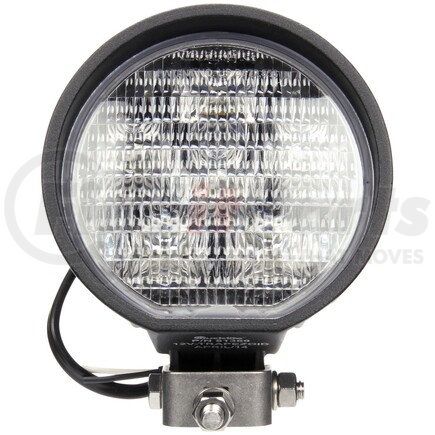 Truck-Lite 81360 81 Series Work Light - 4 in. Round LED, Black Housing, 6 Diode, 12V, Stud, 500 Lumen