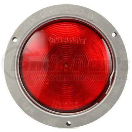 Truck-Lite 81301R Turn Signal Light - Incandescent, Red Round Lens, 1 Bulb, Flange Mount, 12V