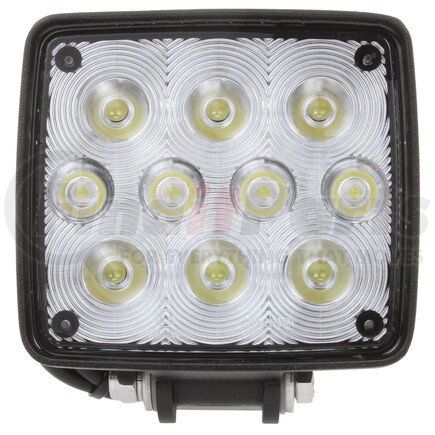 Truck-Lite 8160 Signal-Stat Work Light - 4x3.75 in. Rectangular LED, Black Housing, 10 Diode, 12-36V, Stud, 819 Lumen