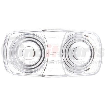 Truck-Lite 9007W Signal-Stat Marker Light Lens - Oval, Clear, Acrylic, Snap-Fit Mount