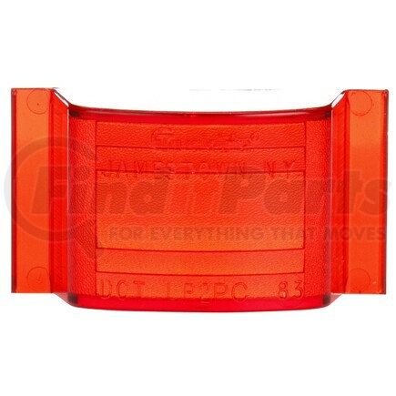 Truck-Lite 9005 Signal-Stat Marker Light Lens - Rectangular, Red, Polycarbonate, Snap-Fit Mount