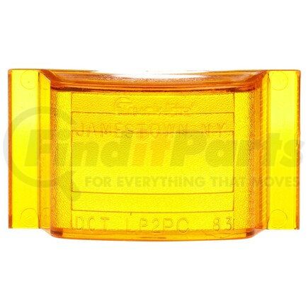 Truck-Lite 9005A Signal-Stat Marker Light Lens - Rectangular, Yellow, Polycarbonate, Snap-Fit Mount