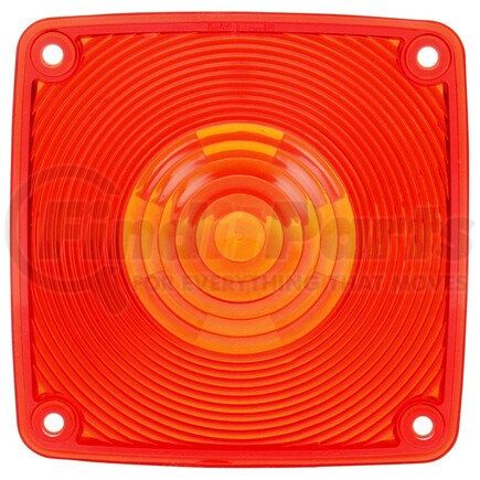 Truck-Lite 9063 Signal-Stat Pedestal Light Lens - Signal-Stat, Square, Red, Acrylic, For Pedestal Lights (4854, 4855, 4810, 4800, 4801), 4 Screw