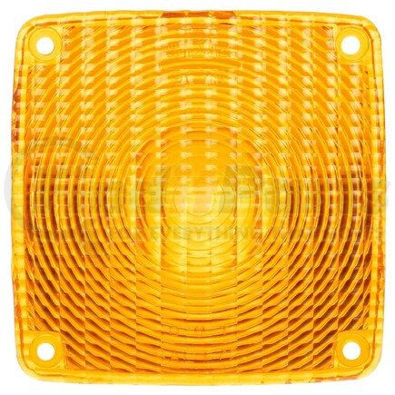 Truck-Lite 9079A Signal-Stat Pedestal Light Lens - Signal-Stat, Square, Yellow, Polycarbonate, For Pedestal Lights (81331, 4805AAY115, 4805AAY118), 4 Screw