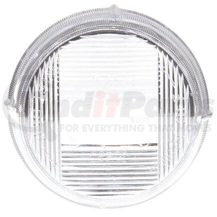 Truck-Lite 9076W Signal-Stat Back Up Light Lens - Round, Clear, Polycarbonate, For Back-up Lights (92WD), Snap-Fit