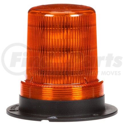 Truck-Lite 92565Y Beacon Light - LED, Medium Profile Beacon, Yellow Lens, Permanent Mount/Pipe Mount, Class I, Hardwired, Stripped End, 12V