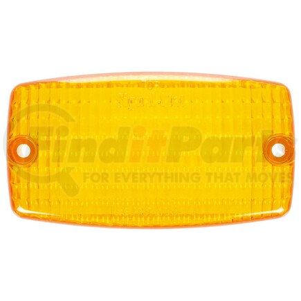 Truck-Lite 9372A Signal-Stat Turn Signal Light Lens - Rectangular, Yellow, Polycarbonate, For Signal Lighting Lights (548, 549A), 2 Screw