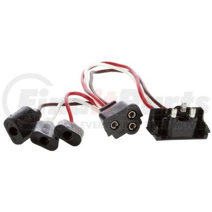 Truck-Lite 94760 Brake / Tail / Turn Signal Light Plug - 16 Gauge GPT Wire, Stop/Turn/Tail Function, 6.0 in. Length