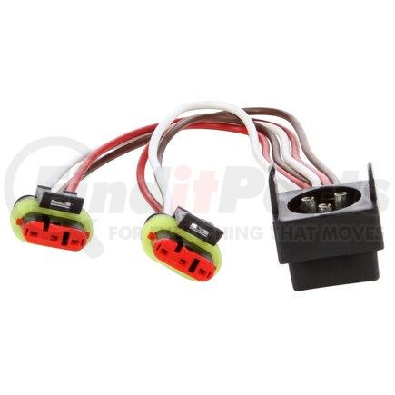 Truck-Lite 95002 Brake / Tail / Turn Signal Light Plug - 16 Gauge GPT Wire, Stop/Turn/Tail Function, 13.0 in. Length